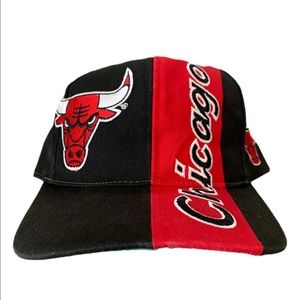 Vintage Chicago Bulls Snapback Hat By Sports Specialties Rare 90s NBA